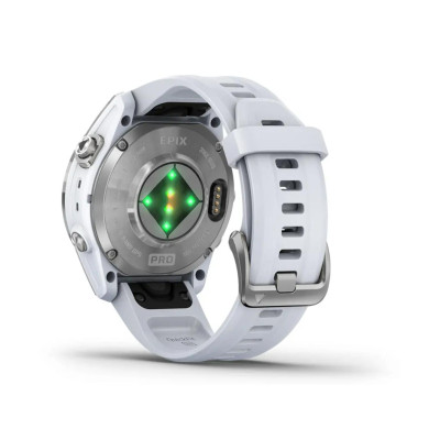 Garmin Epix Pro Gen 2 42mm Silver w. Whitestone Band (010-02802-00/01)