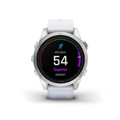 Garmin Epix Pro Gen 2 42mm Silver w. Whitestone Band (010-02802-00/01)