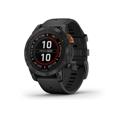 Garmin Fenix 7 Pro Solar Slate Gray w. Black Band (010-02777-00/01)
