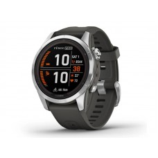 Garmin Fenix 7S Pro Solar Silver w. Graphite Band (010-02776-00/01)