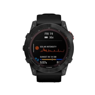 Garmin Fenix 7X Solar Slate Gray with Black Band (010-02541-00/01/0A)
