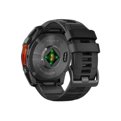 Garmin Fenix 8 51mm AMOLED Slate Gray with Black Silicone Band (010-02905-00)