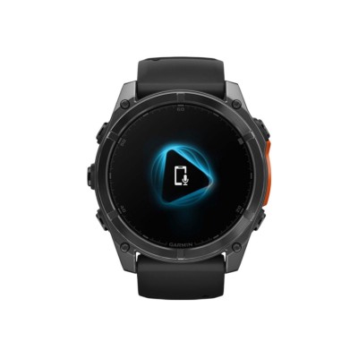 Garmin Fenix 8 51mm AMOLED Slate Gray with Black Silicone Band (010-02905-00)