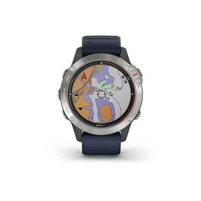 Garmin quatix 6 Gray with Captain Blue Band (010-02158-90/010-02158-91)