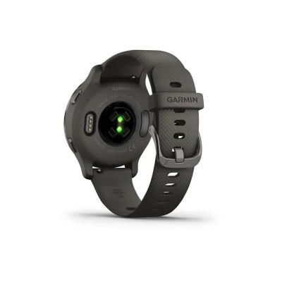 Garmin Venu 2S Slate Bezel with Graphite Case and Silicone Band (010-02429-10/00)