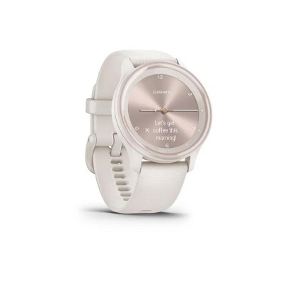 Garmin Vivomove Sport Ivory Case and S. Band w. P. Gold Accents (010-02566-01)