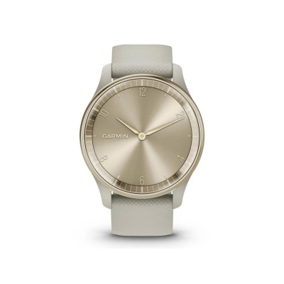 Garmin Vivomove Trend Cream Gold S. Steel Bezel w. F. Gray Case and S. Band (010-02665-02)