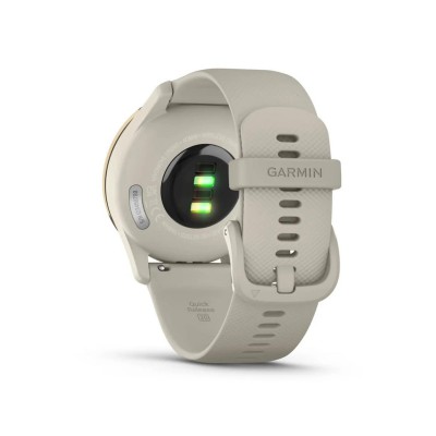 Garmin Vivomove Trend Cream Gold S. Steel Bezel w. F. Gray Case and S. Band (010-02665-02)
