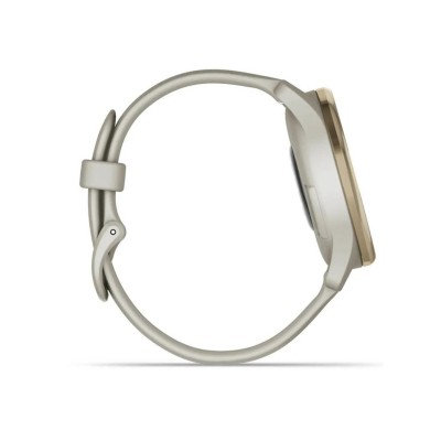 Garmin Vivomove Trend Cream Gold S. Steel Bezel w. F. Gray Case and S. Band (010-02665-02)
