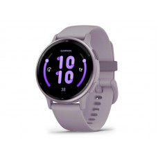 Garmin vivoactive 5 Metallic Orchid Aluminum Bezel with Orchid Case and Silicone (010-02862-13/53)