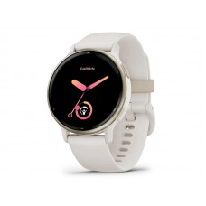 Garmin вivoactive 5 Cream Gold Aluminum Bezel with Ivory Case and Silicone Band (010-02862-11)