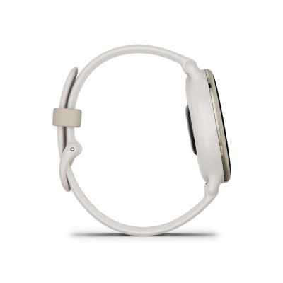 Garmin vivoactive 5 Cream Gold Aluminum Bezel with Ivory Case and Silicone Band (010-02862-11)