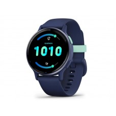 Garmin vivoactive 5 Metallic Navy Aluminum Bezel with Navy Case and Silicone Band (010-02862-12/52)