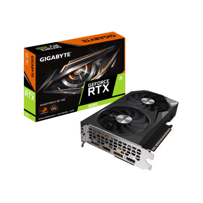 GIGABYTE GeForce RTX 3060 WINDFORCE OC 12G (GV-N3060WF2OC-12GD)