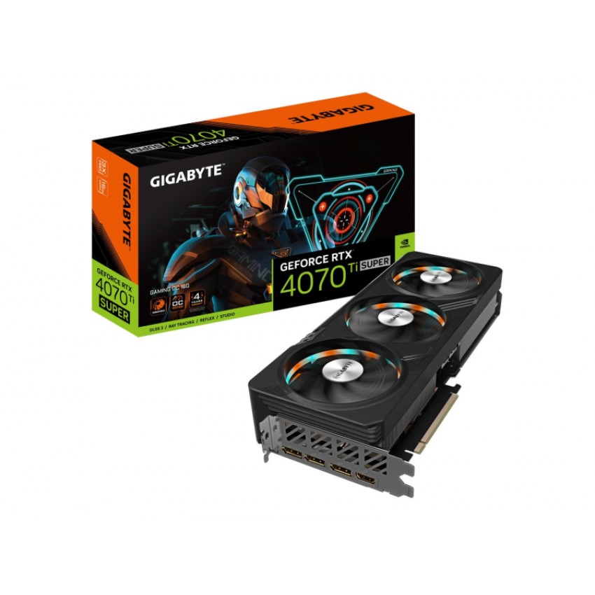 GIGABYTE GeForce RTX 4070 Ti SUPER GAMING OC 16G (GV-N407TSGAMING