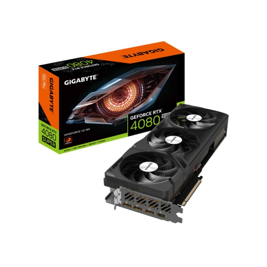 グラフィックボード・グラボ・ビデオカード GIGABYTE GEFORCE RTX 4080 SUPER GIGABYTE GeForce RTX 4080 SUPER WINDFORCE V2 16G (GV-N408SWF3V2-16GD)