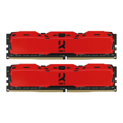 GOODRAM 16 GB (2x8GB) DDR4 3000 MHz IRDM X Red (IR-XR3000D464L16S/16GDC)