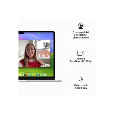 Apple MacBook Air 13,6" M3 2024 Silver (MXCT3)