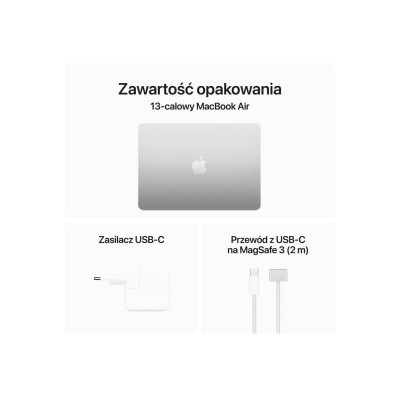 Apple MacBook Air 13,6" M3 2024 Silver (MXCT3)