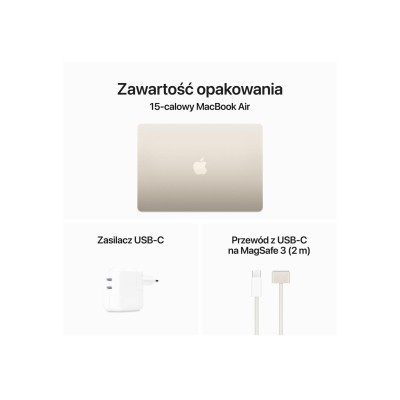 Apple MacBook Air 15" M3 2024 Starlight (MRYR3)