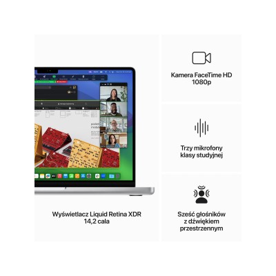 Apple MacBook Pro 14" Silver Late 2023 (MRX83) Apple MacBook Pro 14" Silver Late 2023 (MRX83)