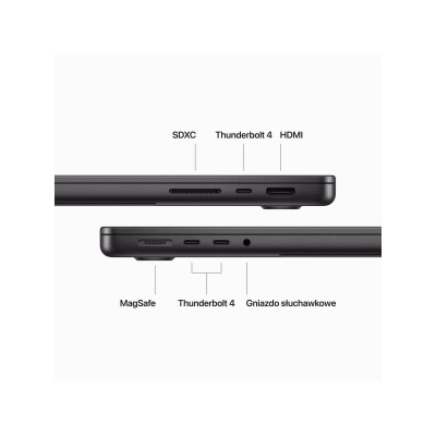 Apple MacBook Pro 14" Space Black Late 2023 (MRX43) Apple MacBook Pro 14" Space Black Late 2023 (MRX43)