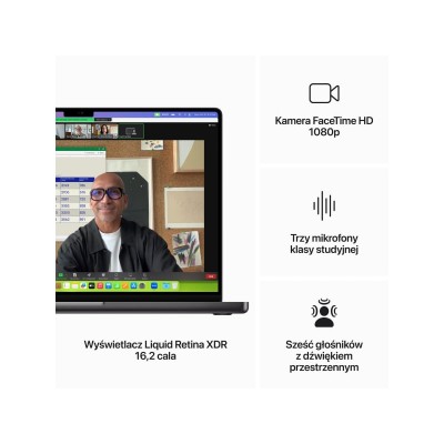 Apple MacBook Pro 16" Space Black Late 2023 (MRW13)