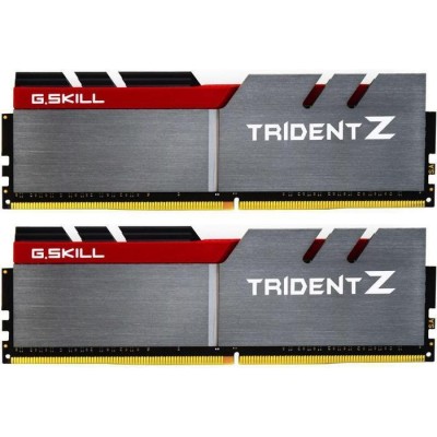 G.Skill 16 GB (2x8GB) DDR4 3200 MHz Trident Z Silver/Red (F4-3200C15D-16GTZ)