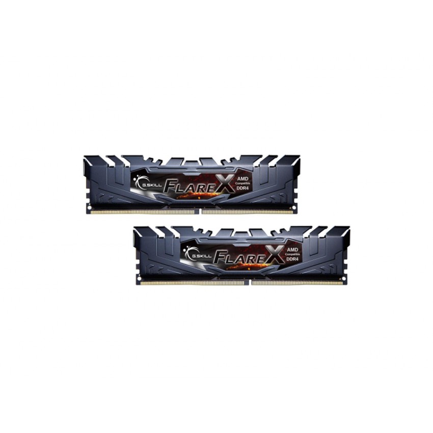 メモリー G.Skill Flare X 32GB DDR4 3200MHz CL14 G.Skill 32 GB (2x16GB) DDR4 3200 MHz Flare X Black (F4-3200C14D-32GFX)