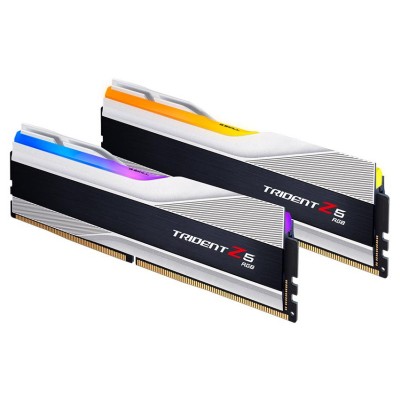 G.Skill 32 GB (2x16GB) DDR5 5600 MHz Trident Z5 RGB Silver (F5-5600J4040C16GX2-TZ5RS)