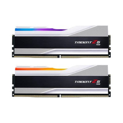 G.Skill 32 GB (2x16GB) DDR5 6400 MHz Trident Z5 RGB Silver (F5-6400J3239G16GX2-TZ5RS)