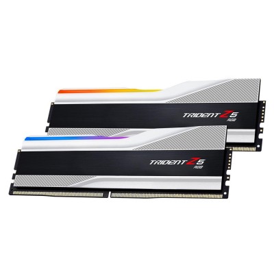 G.Skill 32 GB (2x16GB) DDR5 6400 MHz Trident Z5 RGB Silver (F5-6400J3239G16GX2-TZ5RS)