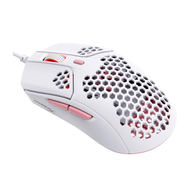 HyperX Pulsefire Haste USB White/Pink (HMSH1-A-WT/G, 4P5E4AA)