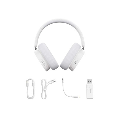 Baseus AeQur GH02 Gaming Wireless Headphones White (A00050800211-00)