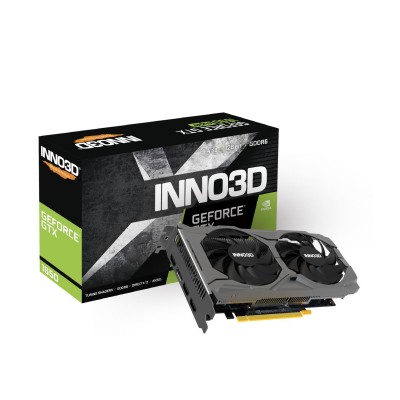 INNO3D GeForce GTX 1650 TWIN X2 OC V3 (N16502-04D6X-171330N)