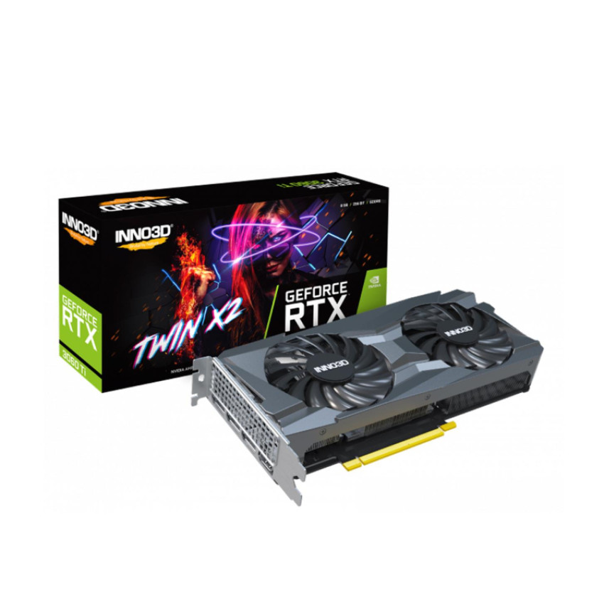 INNO3D GeForce RTX 3060 Ti TWIN X2 LHR (N306T2-08D6-119032DH)