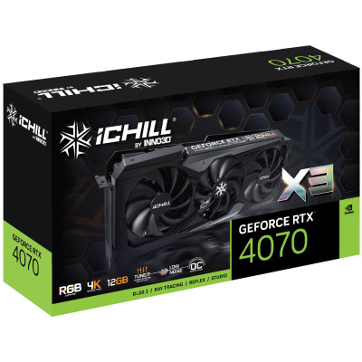 INNO3D GEFORCE RTX 4070 ICHILL X3 (C40703-126XX-186148H)