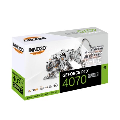 INNO3D GEFORCE RTX 4070 SUPER TWIN X2 OC WHITE (N407S2-126XX-186162W)