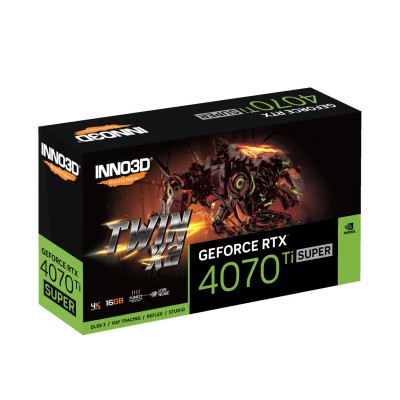 INNO3D GEFORCE RTX 4070 Ti SUPER TWIN X2 (N407TS2-166X-186156N)