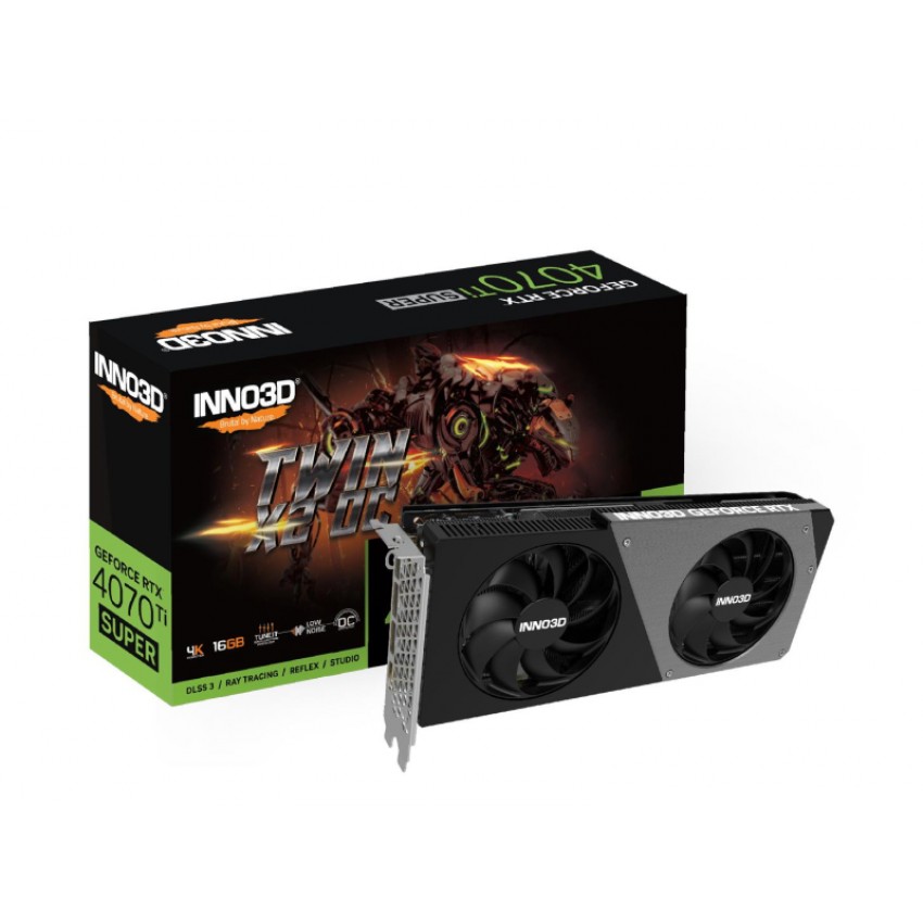 Inno3D GeForce RTX 4070 Ti Super Twin X2 OC 16GB GDDR6X (N407TS2