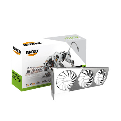 Inno3D GeForce RTX 4070 Ti X3 OC WHITE 12GB GDDR6X (N407T3-126XX-186148W)