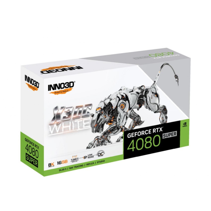 Inno3D GeForce RTX 4080 Super X3 OC White 16GB GDDR6X (N408S3