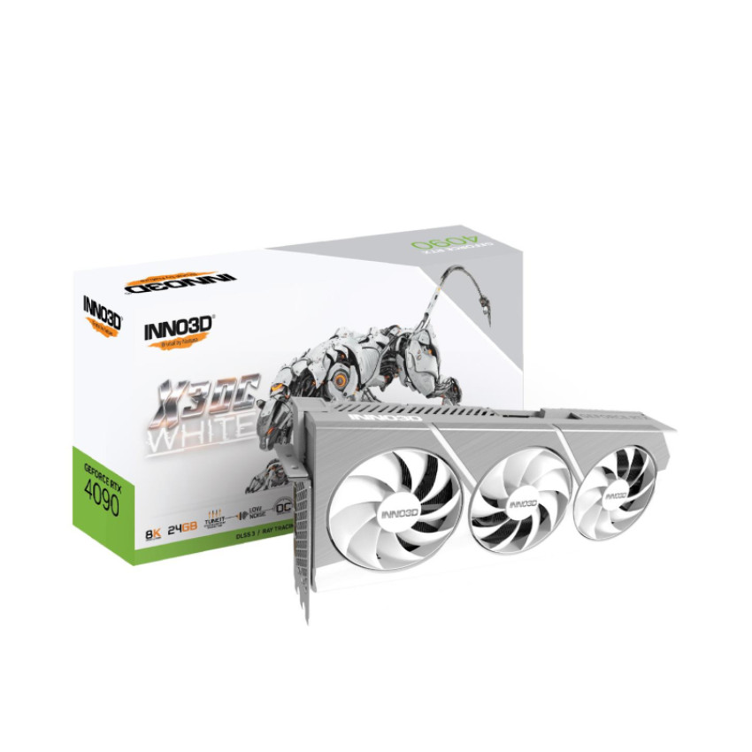 INNO3D GeForce RTX 4090 24GB　白モデル INNO3D GEFORCE RTX™ 4090 X3 OC WHITE | INNO3D - GRAPHICS CARDS
