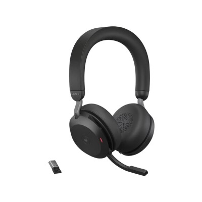 JABRA Evolve2 75 MS Stereo USB-C with Charging Stand Black (27599-999-889)
