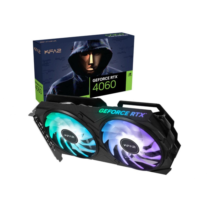 新品未使用　希少Cartier Wood box Anthracite Grey KFA2 GeForce RTX 4060 1-Click OC 2X (46NSL8MD8LOK)