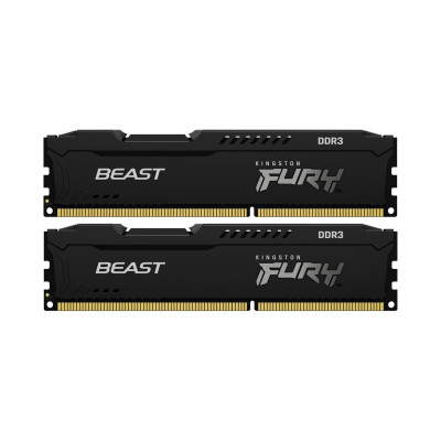 Kingston FURY 16 GB (2x8GB) DDR3 1866 MHz Beast Black (KF318C10BBK2/16)