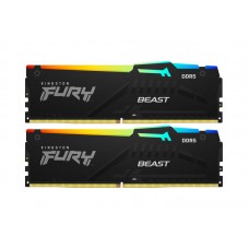 Kingston FURY 32 GB (2x16GB) DDR5 4800 MHz Beast RGB (KF548C38BBAK2-32)