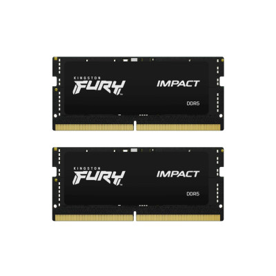 Kingston FURY 32 GB (2x16GB) SO-DIMM DDR5 4800 MHz Impact (KF548S38IBK2-32)