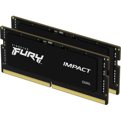 Kingston FURY 32 GB (2x16GB) SO-DIMM DDR5 4800 MHz Impact (KF548S38IBK2-32)