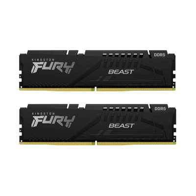 Kingston FURY 32 GB (2x16GB) DDR5 6400 MHz Beast Black (KF564C32BBK2-32)